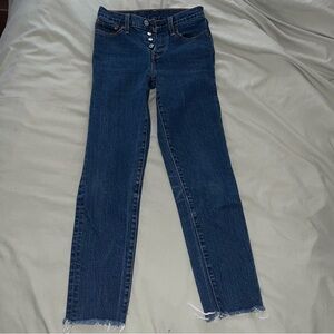 Levi's Wedgie Fit Cropped Ankle Jeans